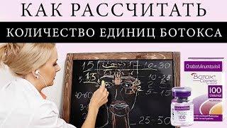 Сколько единиц ботокса по зонам / как рассчитать