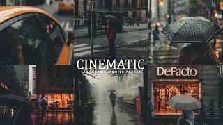 Cinematic Preset - Lightroom Mobile Presets | Urban Preset | Cinematic Filter | City Preset