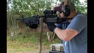 M249 Full Auto Belt Burning