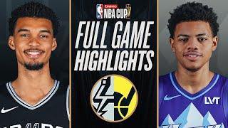 SPURS at JAZZ | EMIRATES NBA CUP  | FULL GAME HIGHLIGHTS | November 26, 2024