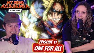 UNITED STATES OF SMASH! | My Hero Academia Season 3 Reaction | Ep 11, "One For All"