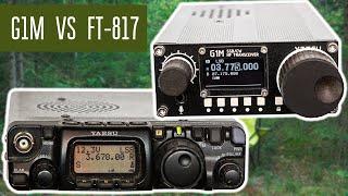 Xiegu G1M and Yaesu FT-817. Real-world comparison.