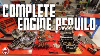 Rebuilding an ENTIRE CBR 1000 ENGINE | 2008 CBR1000RR Street Fighter Build - Day 20