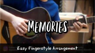 Maroon 5 - Memories (Simplified Version w/ TABS) by Josephine Alexandra