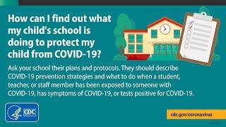 Protect Children from COVID-19 at School