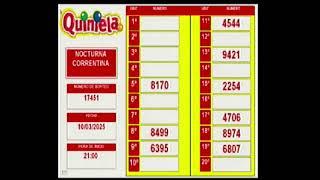 Sorteo Quiniela Correntina en Vivo (2025)