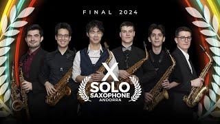 ANDORRA SAXFEST. FINAL ROUND. SOLO COMPETITION. (05/04/24)