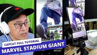 How to Become a Marvel Stadium Giant - Capcut Pro Video Editing Full Tutorial