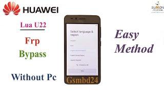 Huawei Lua U22 Frp Bypass #huawei y3ii google account Remove // Easy Method