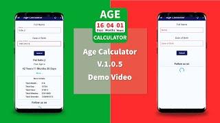 My age calculator V1.0.5