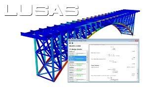 Steel bridge design to EN1993-2 Eurocode 3 using LUSAS