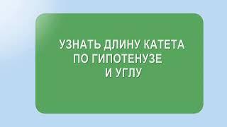 Калькулятор прямоугольного треугольника онлайн