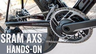 SRAM RED AXS: Hands-on tech deep dive // New Quarq Power Meter, AXS App, eTap Configuration