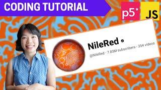 p5.js Coding Tutorial | NileRed Logo (BZ Reaction)