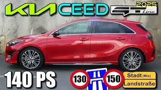 2025 Kia Ceed 1.5 T-GDI (140 PS) GT-line - Real - Verbrauch Test - Reichweite Infos Review deutsch