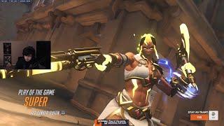 POTG! 20K DMG! SUPER TOP 500 JUNKER QUEEN GAMEPLAY OVERWATCH 2 SEASON 12