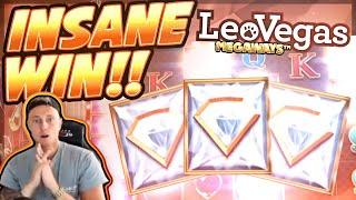 RECORD WIN!!! LeoVegas Megaways BIG WIN - CasinoDaddy HUGE WIN on Casino Game