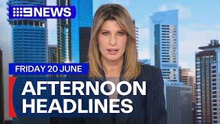 ADF deployed to evacuate Aussies from Middle East; Fiery motorbike crash | 9 News Australia