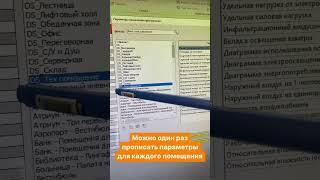 Параметры помещений в Revit