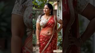 Saree Draped, Beauty Unmatched – But Is She Even Real? 