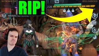 Boss Darkseid Destroys My 2 Strongest Teams Injustice 2 Mobile