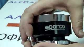 Муфта руля быстросъемная универсальная Sparco - черная