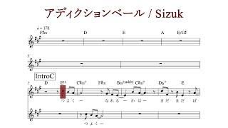 Sizuk/Shunryu - Addiction Veil［Musical Score］