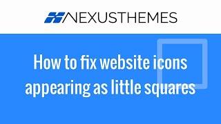 Fixing icon font that renders icons as squares in WordPress