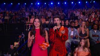 Jack and Kira Give Award for Favorite Creator Family! | Kids' Choice Awards 2024 #shorts