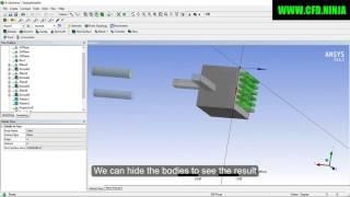  ANSYS DESIGN MODELER - Projection vs Imprint Face - Basic Tutorial 12