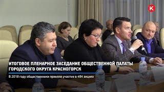 КРТВ. Итоговое пленарное заседание Общественной палаты городского округа Красногорск