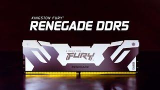 DDR5-Speicher mit Geschwindigkeiten von bis zu 8.400MT/s – Kingston FURY Renegade