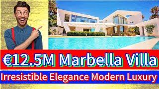 "Inside a €12.5M Modern Luxury Villa in Marbella | Irresistible Elegance | FK LUXURY"