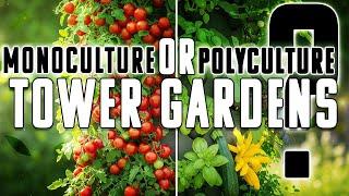The Smart Way to Grow on a Tower Garden: Diversity vs. Specialization