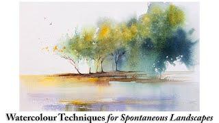 Make Your Spontaneous Landscapes More Exciting - Watercolour Techniques for Interesting Washes