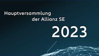 Allianz Hauptversammlung am 4. Mai 2023