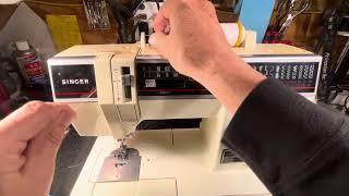 THREAD BUNCHING UP FROM THE BOBBIN-IT ISN’T THREADED CORRECTLY-RAISE!YOUR!PRESSER! FOOT! (Video 469)