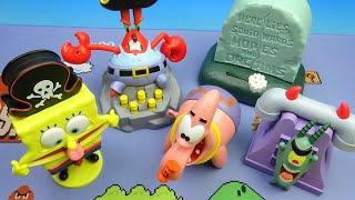 2024 KFC SPONGEBOB and FRIENDS HALLOWEEN set of 5 AWESOME COLLECTIBLES VIDEO REVIEW