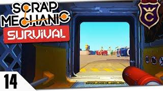 ПРОШЁЛ СКЛАД РОБОТОВ #14 Scrap Mechanic Survival