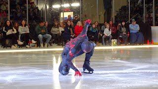 Tricker and Acro Skater Sebastian Mendez, "Into the Spider-Verse", Gold on Ice 2024