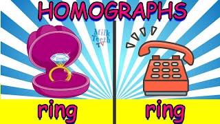 HOMOGRAPHS - Confusing Words with Same Spelling but Different Meaning | List & Examples