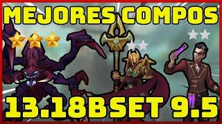 LAS 11 MEJORES COMPOSICIONES en TFT SET 9.5  PARCHE 13.18B | TFT SET 9.5 en Español