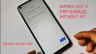 Infinix Hot 9 (X655D) FRP Bypass Latest Update Without PC 100% Working