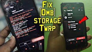 Fix: Unable to Mount Storage | Internal Storage (0MB) | Twrp Recovery