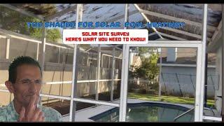 Is This Pool Too Shaded For Solar Heating?