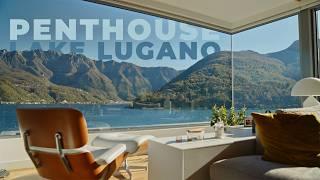 Touring Penthouse with BREATHTAKING VIEWS of Switzerland’s Lake Lugano