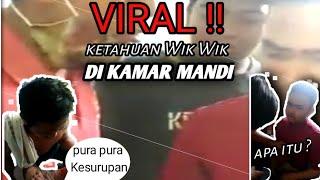 Video Viral !!  Ketahuan Wik Wik di kamar mandi|langsung di grebek warga 