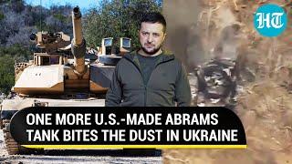 Russia Blows Up 4th U.S.-made M1 Abrams Tank Near Avdiivka; Ukraine's Stocks Reduced To 27