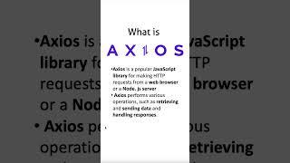 Day4: MERN @kaashiv What is Axios? | Axios in React