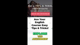 Ace Your English Course: Easy Tips & Tricks!
